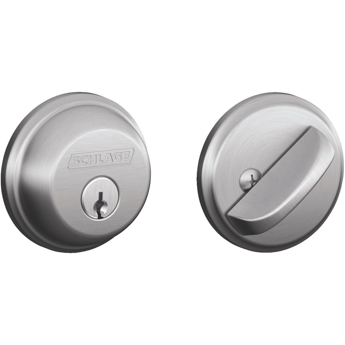 Schlage Georgian Satin Nickel Entry Door Knob