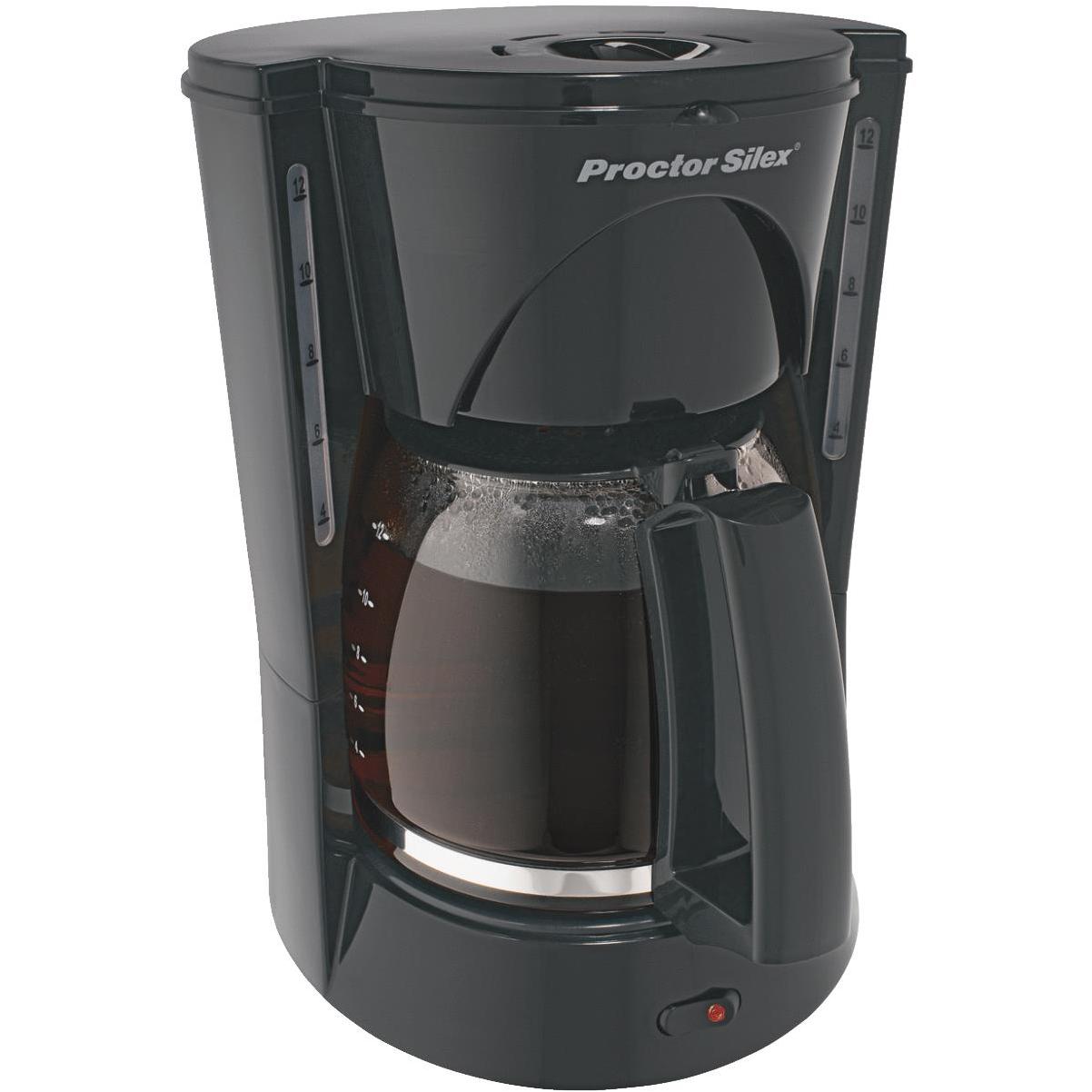 Proctor Silex 12 Cup Front Fill Compact Programmable Coffee Maker