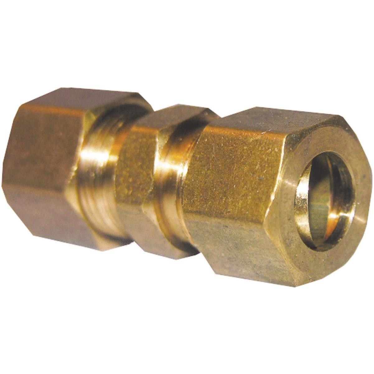 3/8 in. O.D. x 3/8 in. O.D. x 1/8 in. MIP Brass Compression Branch Tee  Fitting (5-Pack)