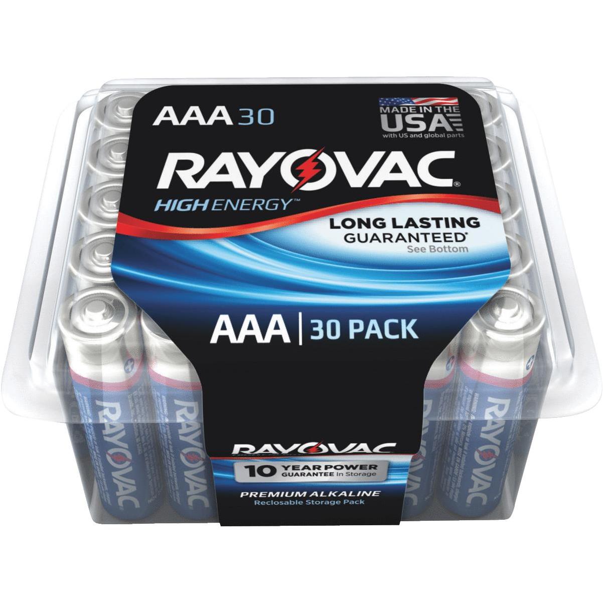 Rayovac High Energy AAA Batteries (8 Pack), Triple A Batteries