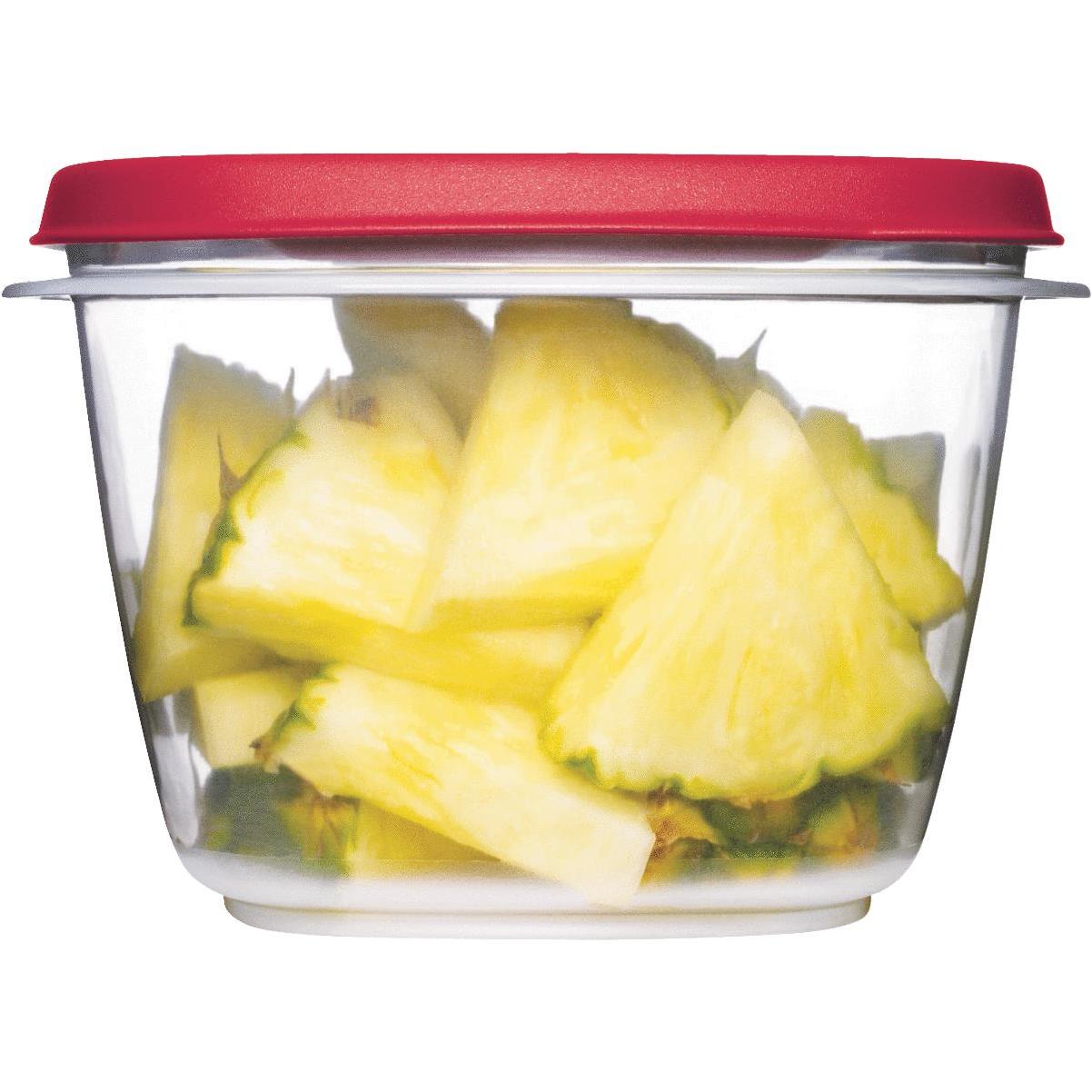 Rubbermaid Easy Find Lids 9 C. Clear Square Food Storage Container -  Parker's Building Supply