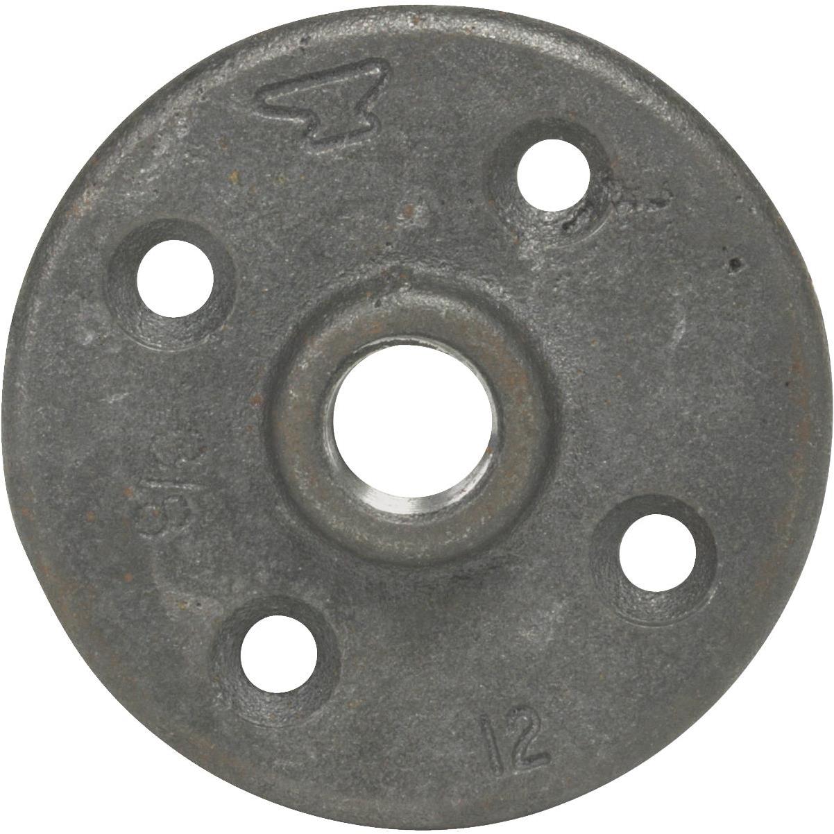 Anvil 1-1/4 In. x 3-5/8 In. Black Iron Floor Flange | Elitsac, Inc.