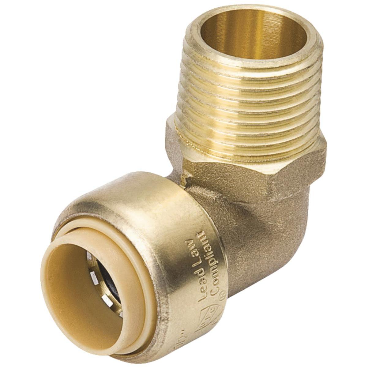 3/4-in PF Brass Push Fit Coupling