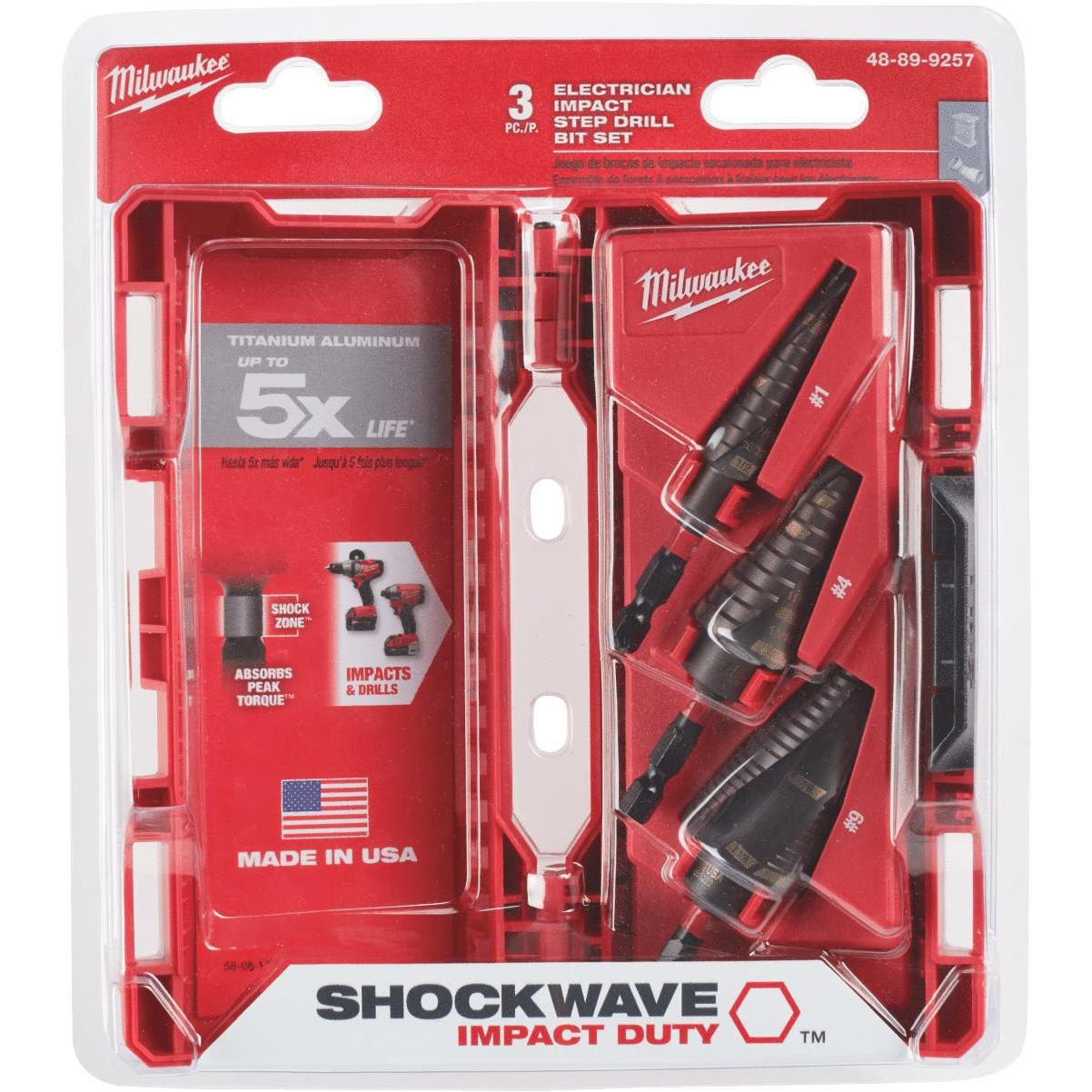 Reviews For Milwaukee Black Oxide Step Drill Bit Set