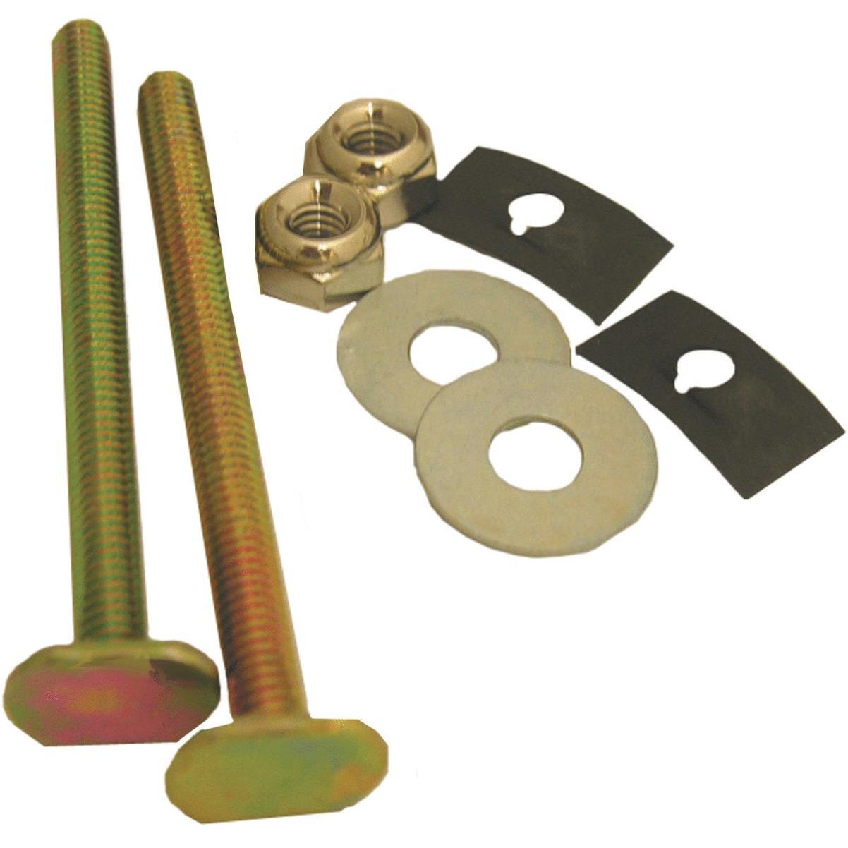 Lasco Brass Toilet Bolts with Retainers Washers and Nuts Elitsac, Inc.