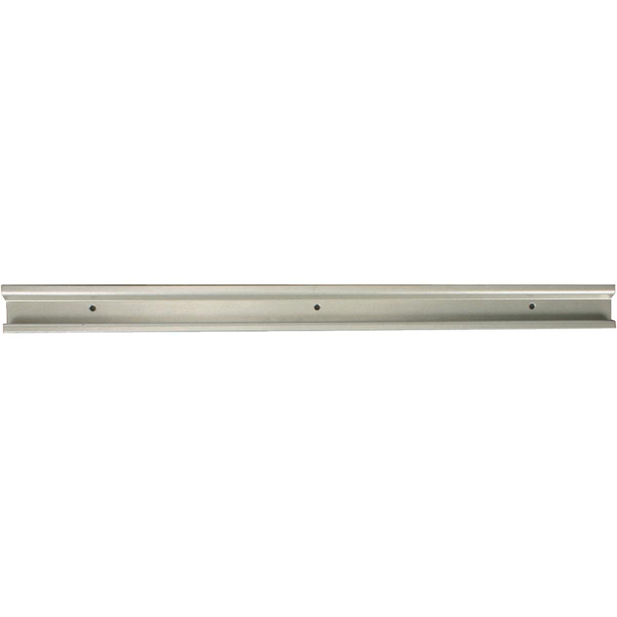 Knape & Vogt 48 In. Titanium Steel Wall Standard Horizontal Hanging Rail
