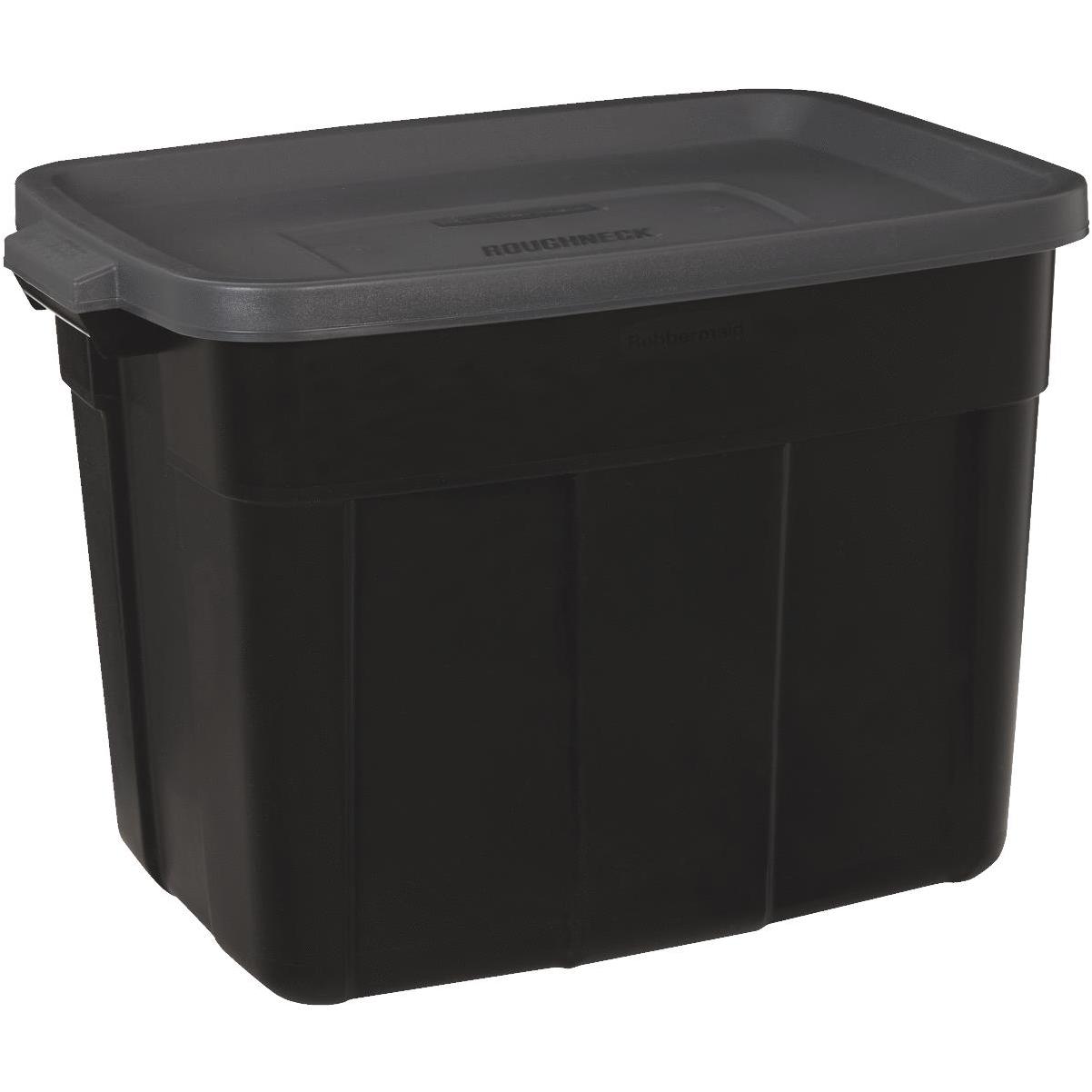 Rubbermaid Roughneck Tote 14 Gallon Stackable Storage Container W