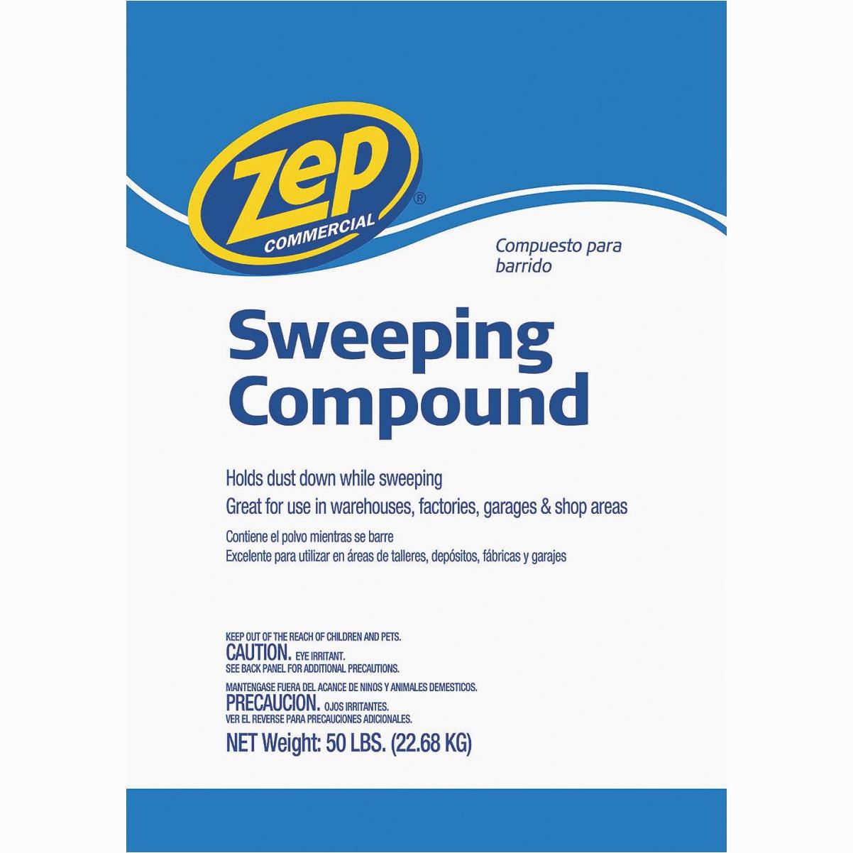 Zep HDSWEEP50 Floor Sweeping Compound, 50 lb, Size: 50 lbs