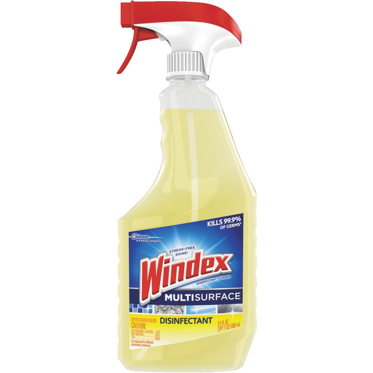 Windex Glass Cleaner, Pledge Furniture and Multisurface Wipes Bundle