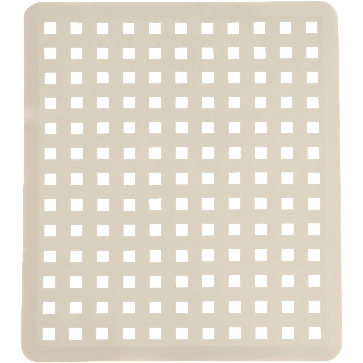 Euro Kitchen Sink Mat, White PVC, 11 x 12.5 In.