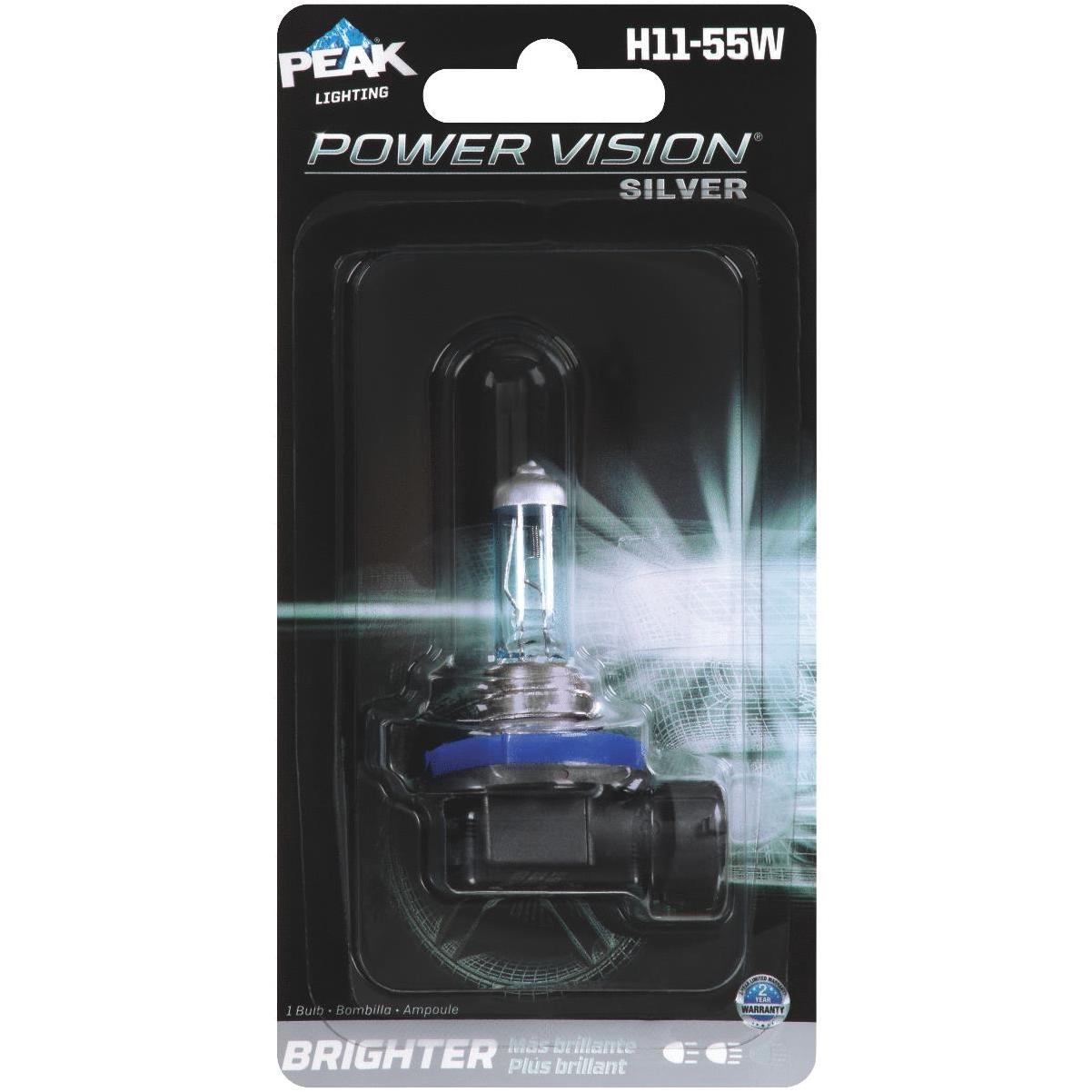 aspect ethical Advance sale PEAK Power Vision Silver H11-55W 12.8V Halogen Automotive Bulb | Cascade  Home Center
