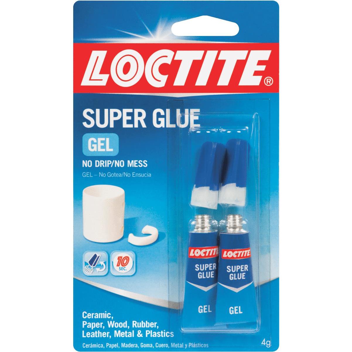 Loctite Super Glue, 0.11 Oz, Dries Clear, 3/Pack