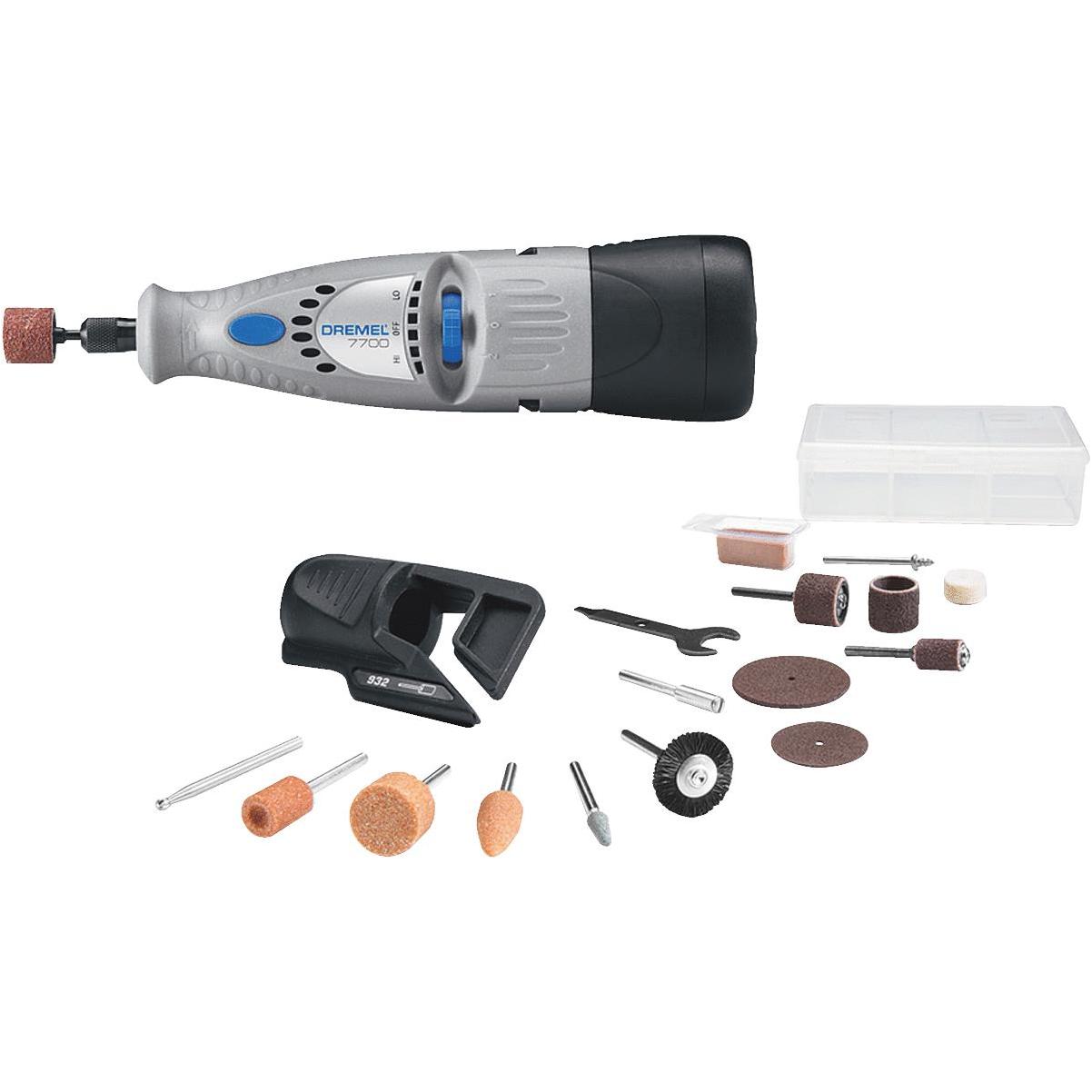 Dremel MultiPro 7700-1/15 Cordless Rotary Tool Kit, 7.2 V, Ni-Cd