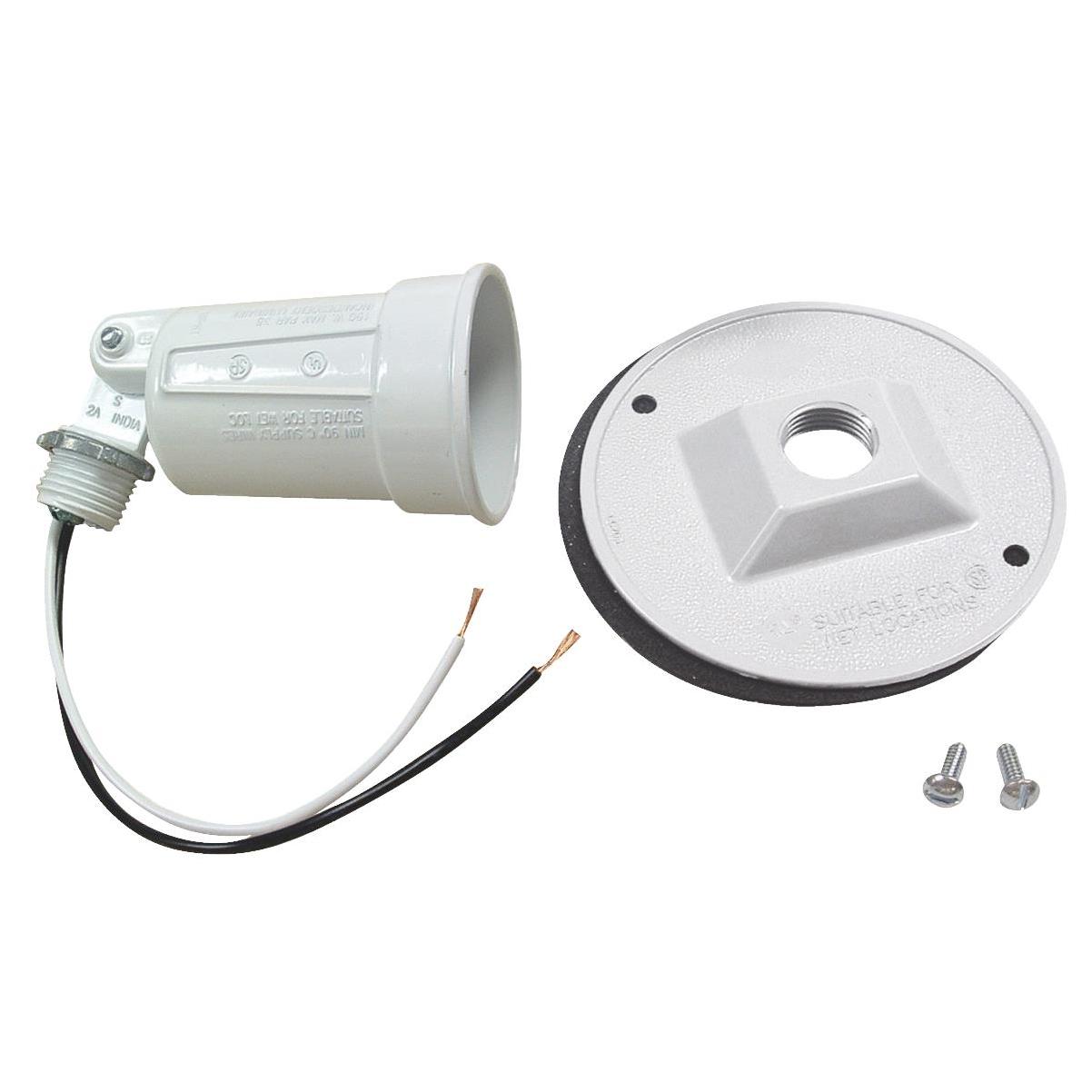 Bell 150W Aluminum Round Double Gray Weatherproof Outdoor