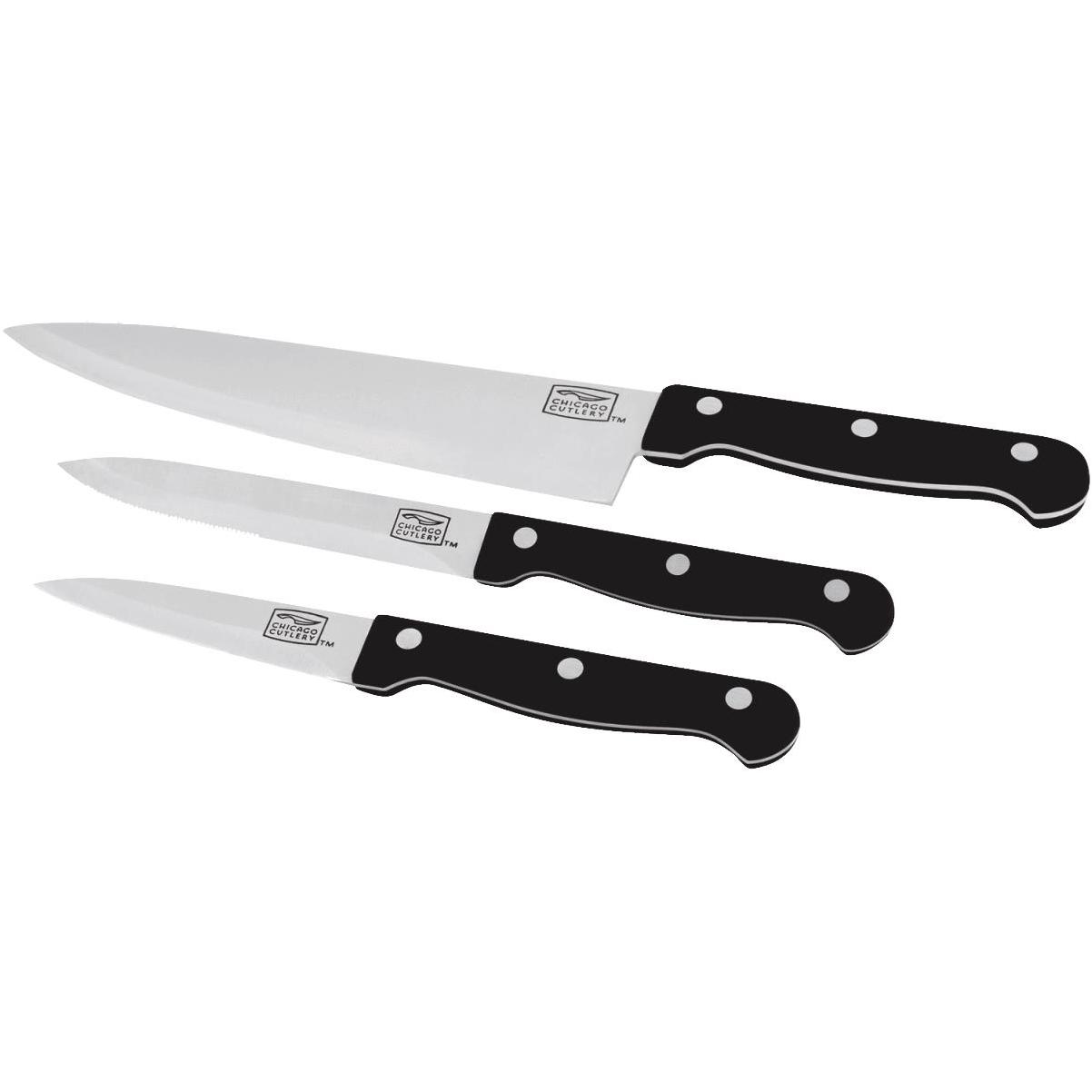 Chicago Cutlery Essentials 3 Piece Set - KnifeCenter - C01392