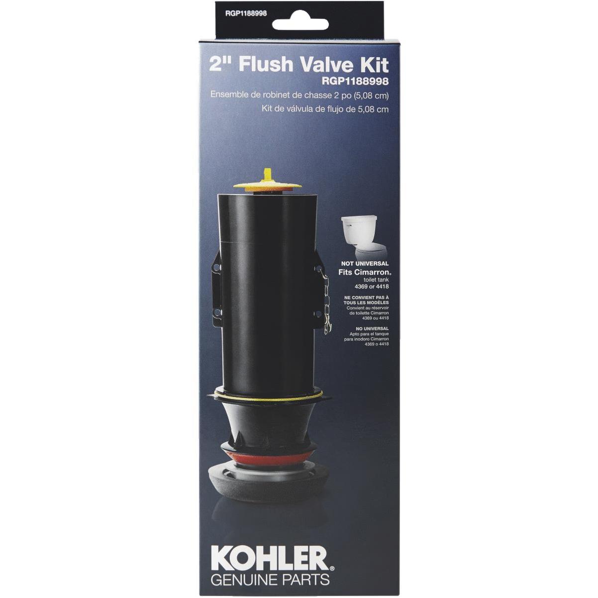 Kohler 2 In. Toilet Canister Flush Valve Repair Kit for Cimarron K4418