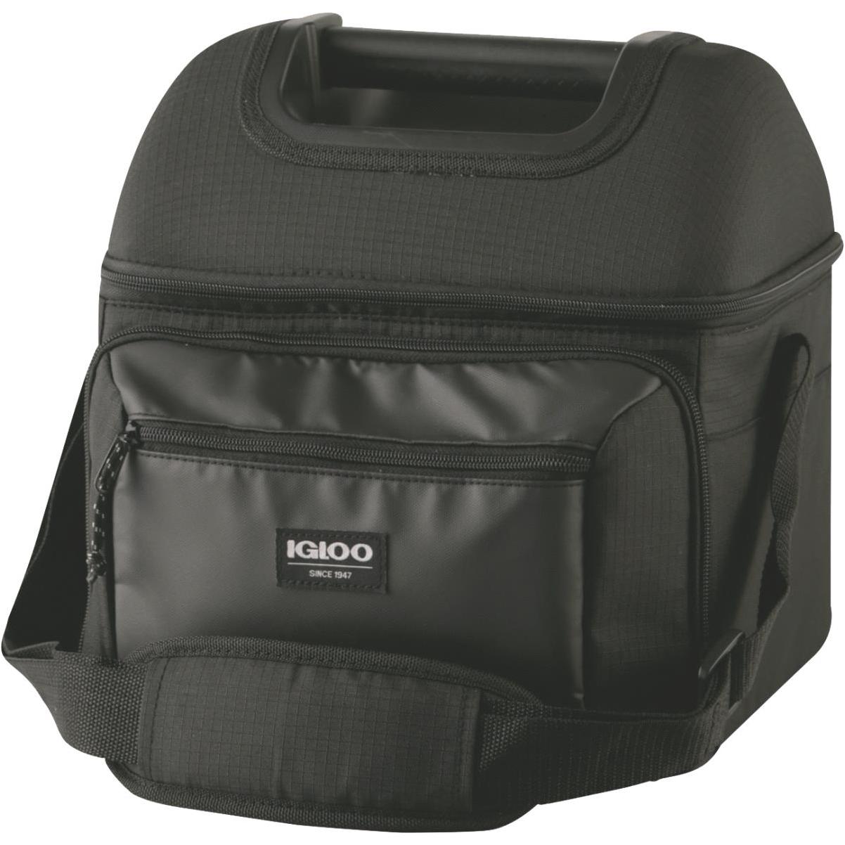 Igloo Cooler Bag, MaxCold Gripper 16, Gray/Black