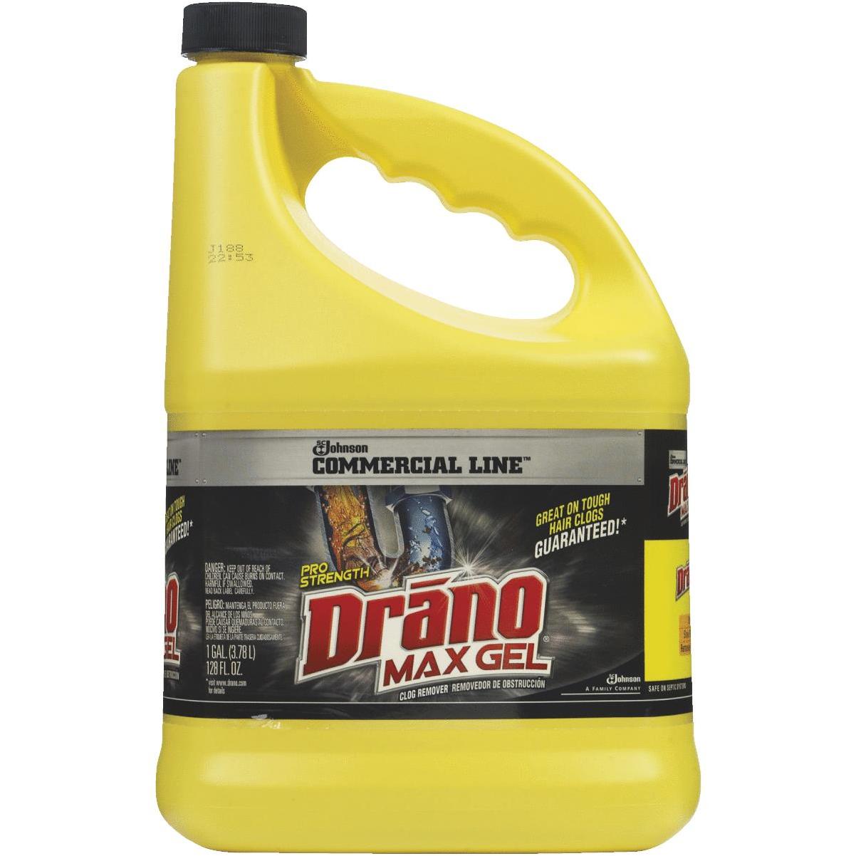 Drano Max Gel Clog Remover, Drain Clog Remover, 80 oz (2 Pack