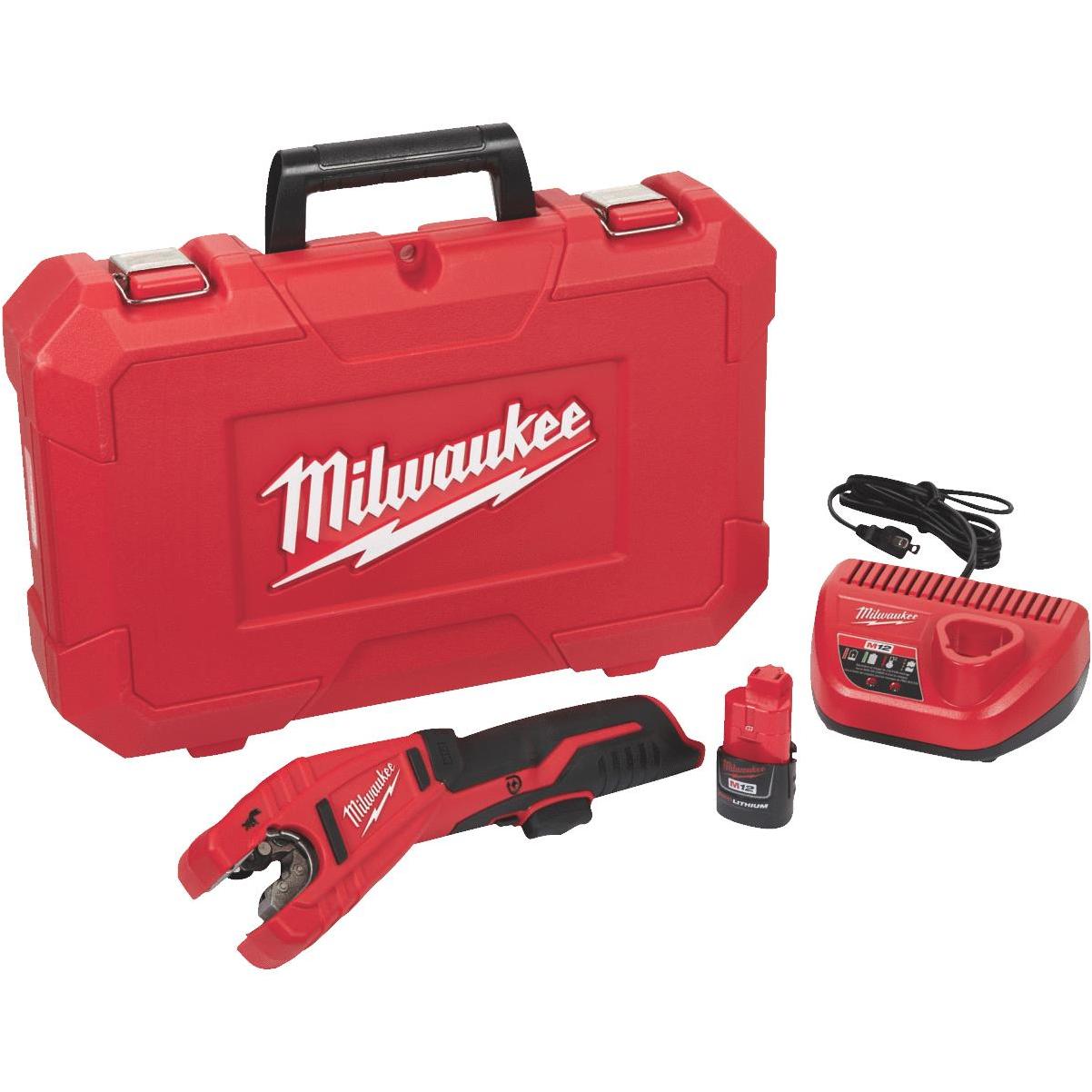 Milwaukee M12 12 Volt Lithium-Ion Copper Cordless Pipe Cutter Kit Do it  Best Barbados