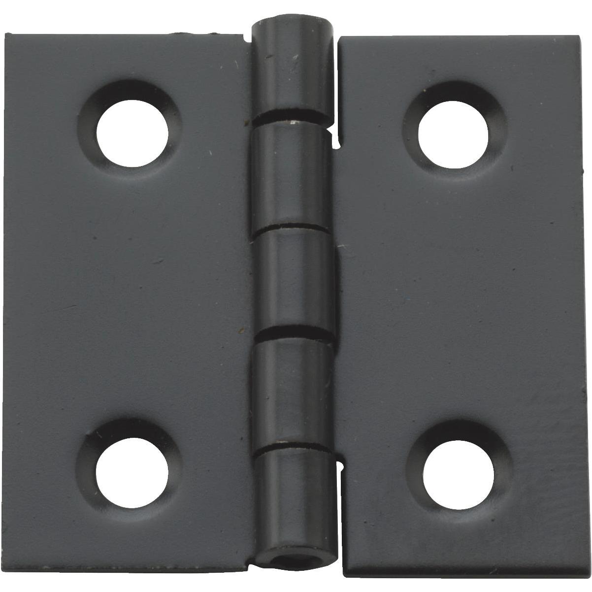 National 1 In. X 1 In. Oil Rubbed Bronze Broad Hinge (4-Pack)