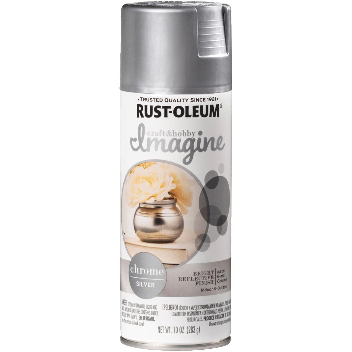 Rust-Oleum Specialty 11 Oz. Metallic Satin Spray Paint, Silver