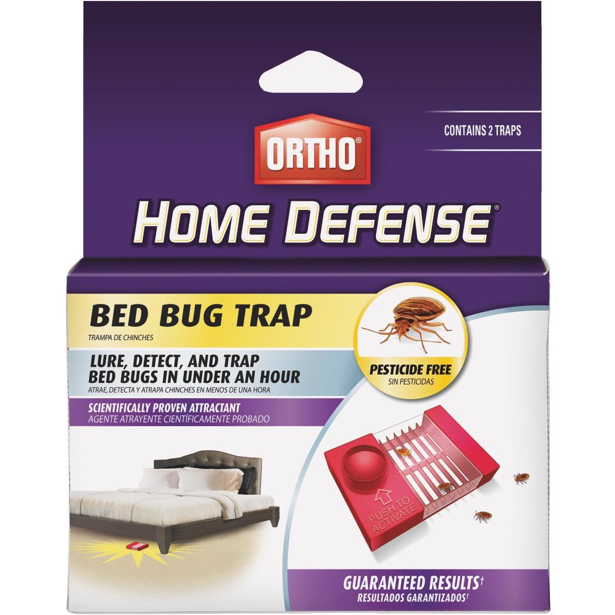 Hot Shot Bed Bug Glue Trap Detector Indoor Insect Trap (4-Pack)
