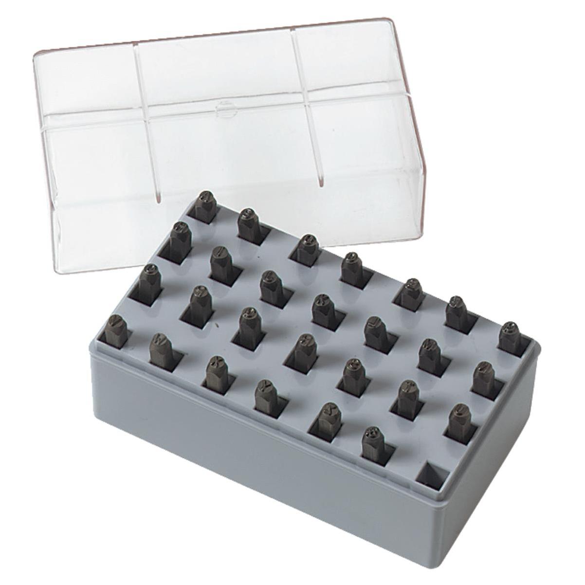 CH Hanson 21201 1/2 Inch Heavy Duty Steel Letter Stamp Set