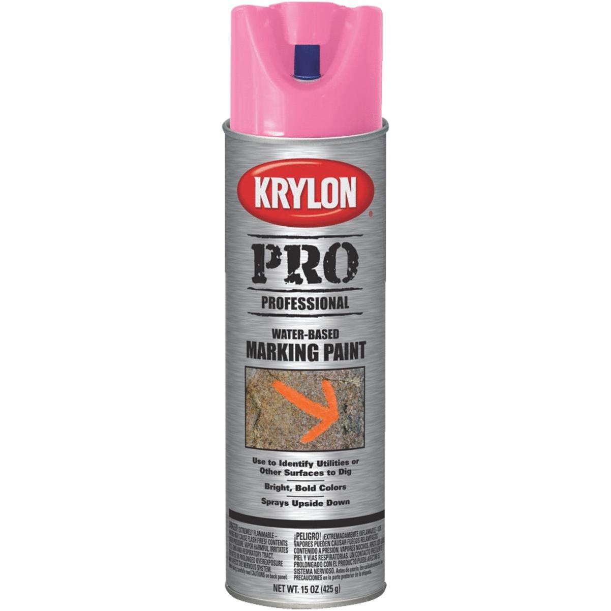 Rust-Oleum Fluorescent Pink Inverted Marking Paint 17 oz