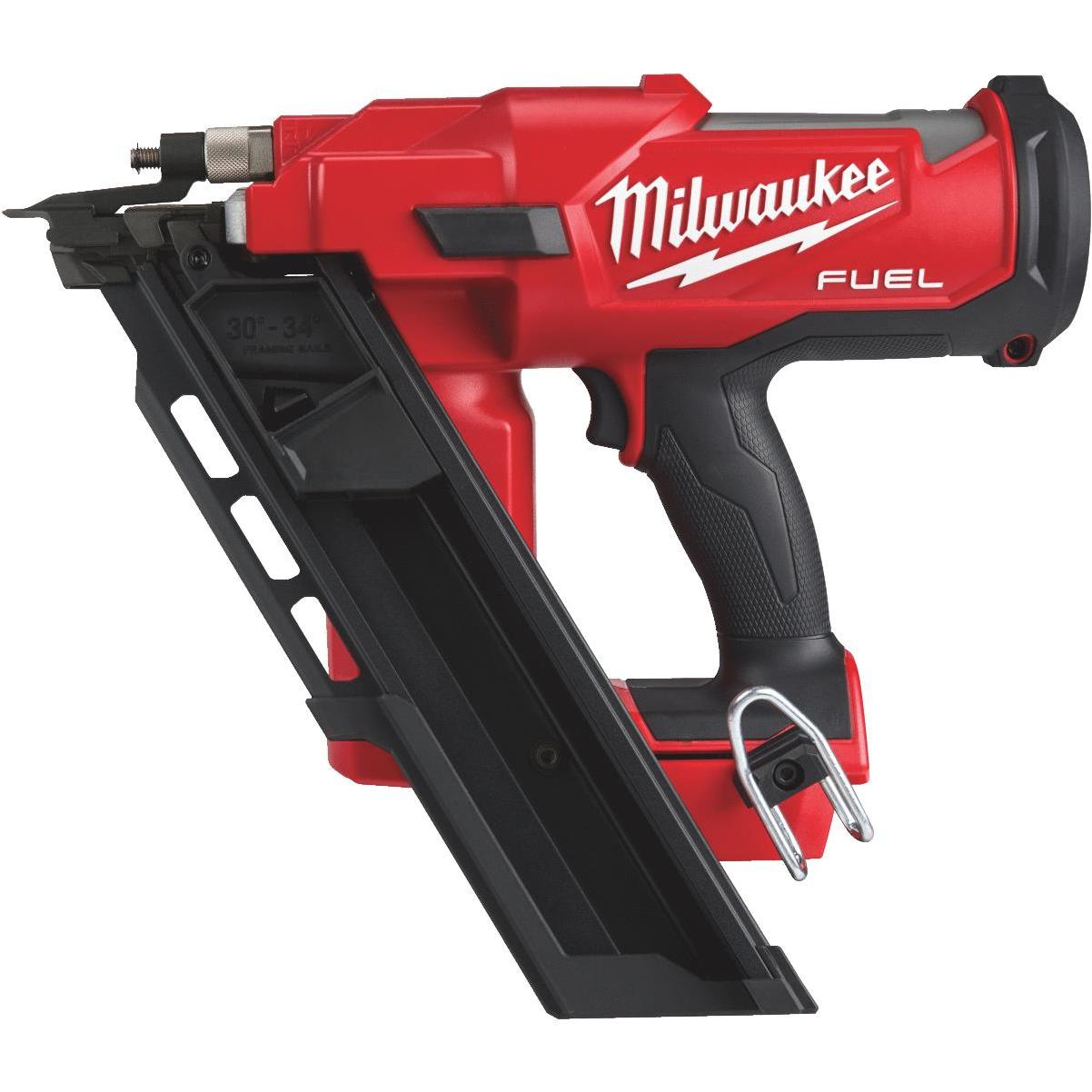 Milwaukee M18 FUEL 18-Volt Lithium-Ion Brushless 30 Degree Cordless Framing  Nailer (Tool Only) Hammer  Wikan