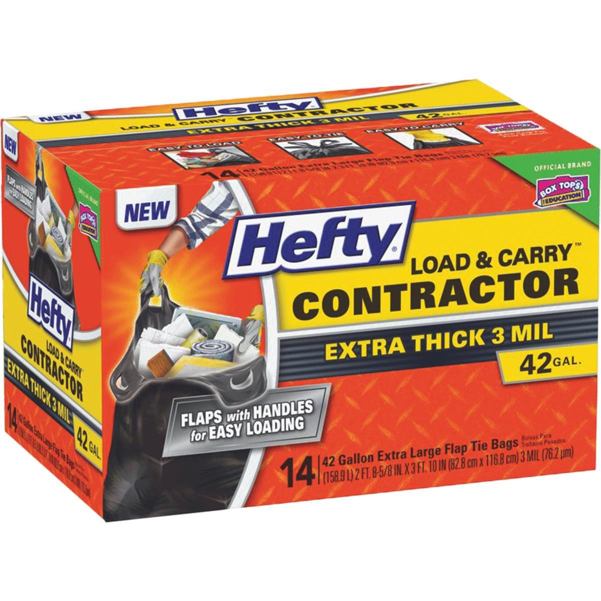 Hefty Renew Recycled Kitchen Bags, 33gal, 1.05mil, 24 x 27 1/4