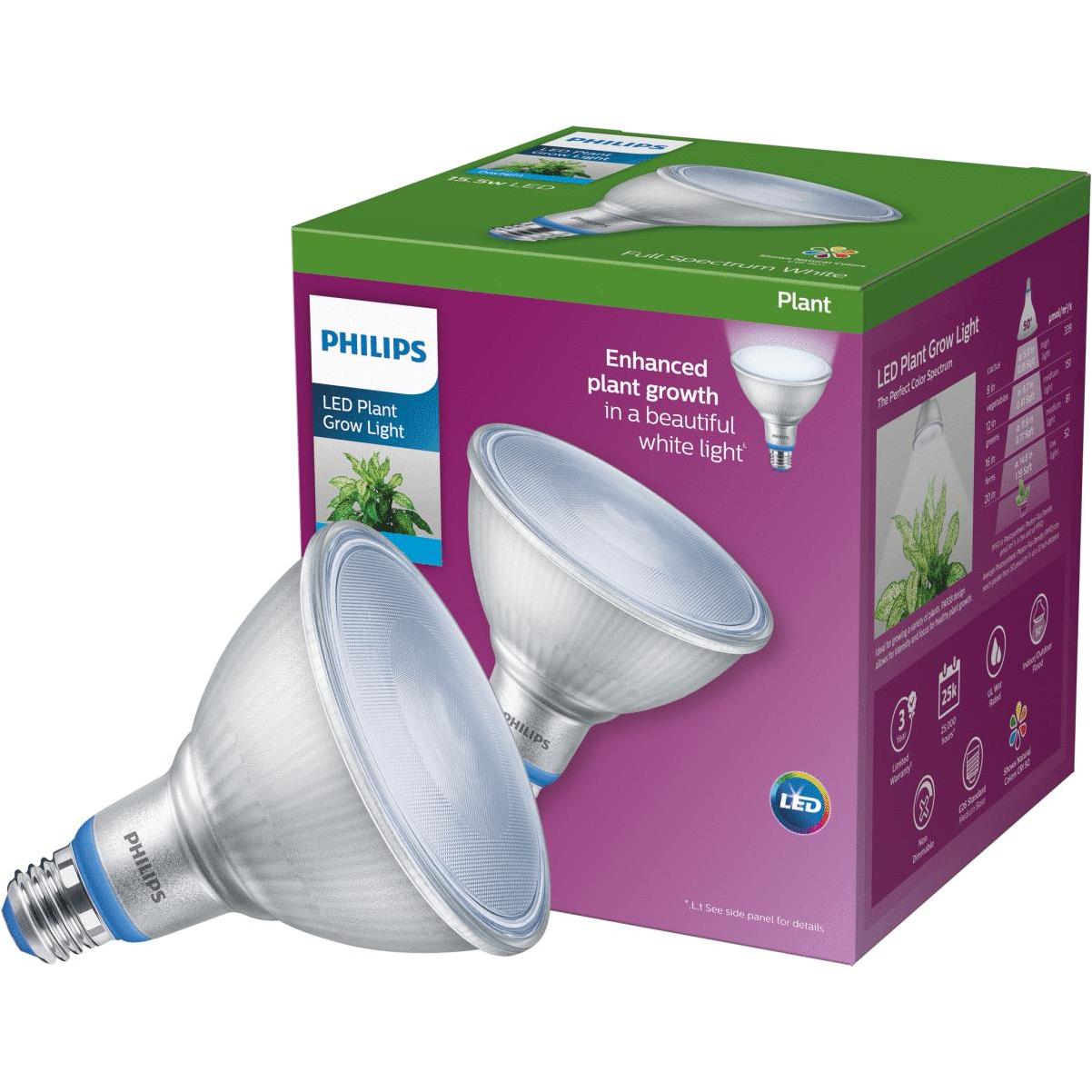 Maaltijd een schuldeiser aankleden Philips 120W Equivalent Daylight PAR38 Medium LED Plant Floodlight Light  Bulb | Elitsac, Inc.