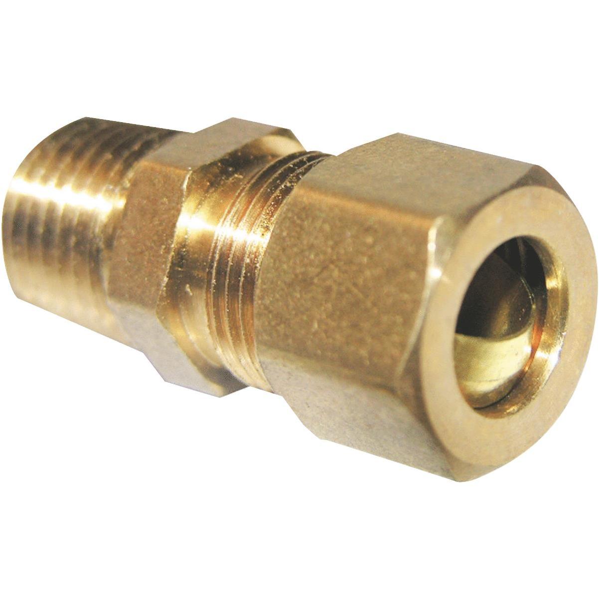 Lasco 3/8 In. C x 3/8 In. MPT 90 Deg. Compression Brass Elbow (1/4 Bend) -  Anderson Lumber