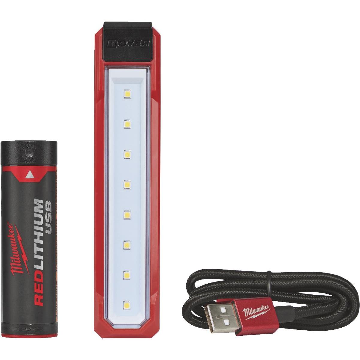 Milwaukee ROVER LED Aluminum REDLITHIUM USB Flood/Rechargeable Flashlight  Elitsac, Inc.