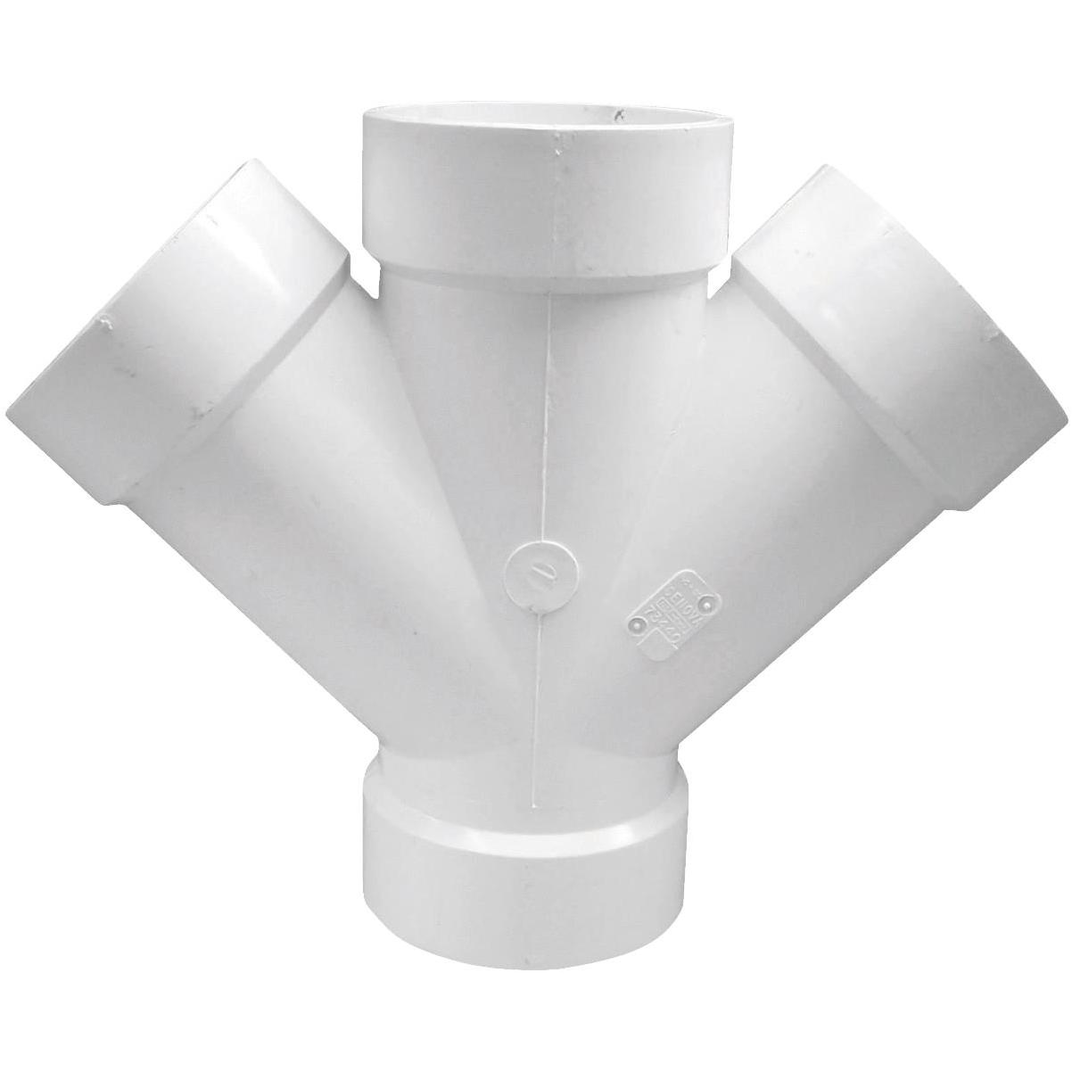 pvc double wye fitting