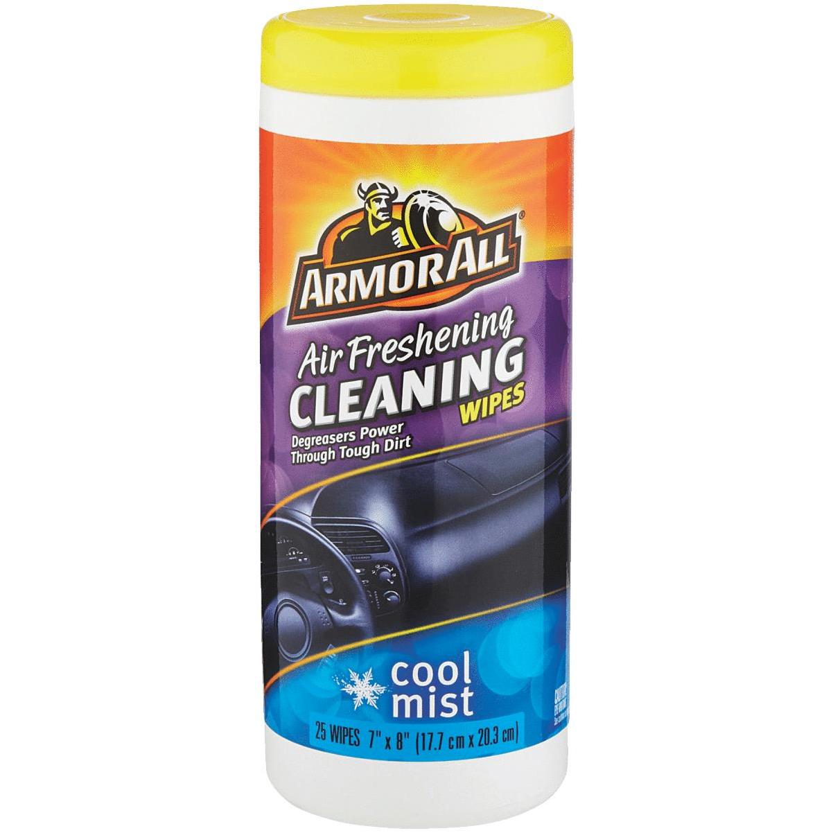 Armor All Car Cleaning Wipes and Protectant Wipes, Interior Car Wipes -50 Count (Pack of 2)