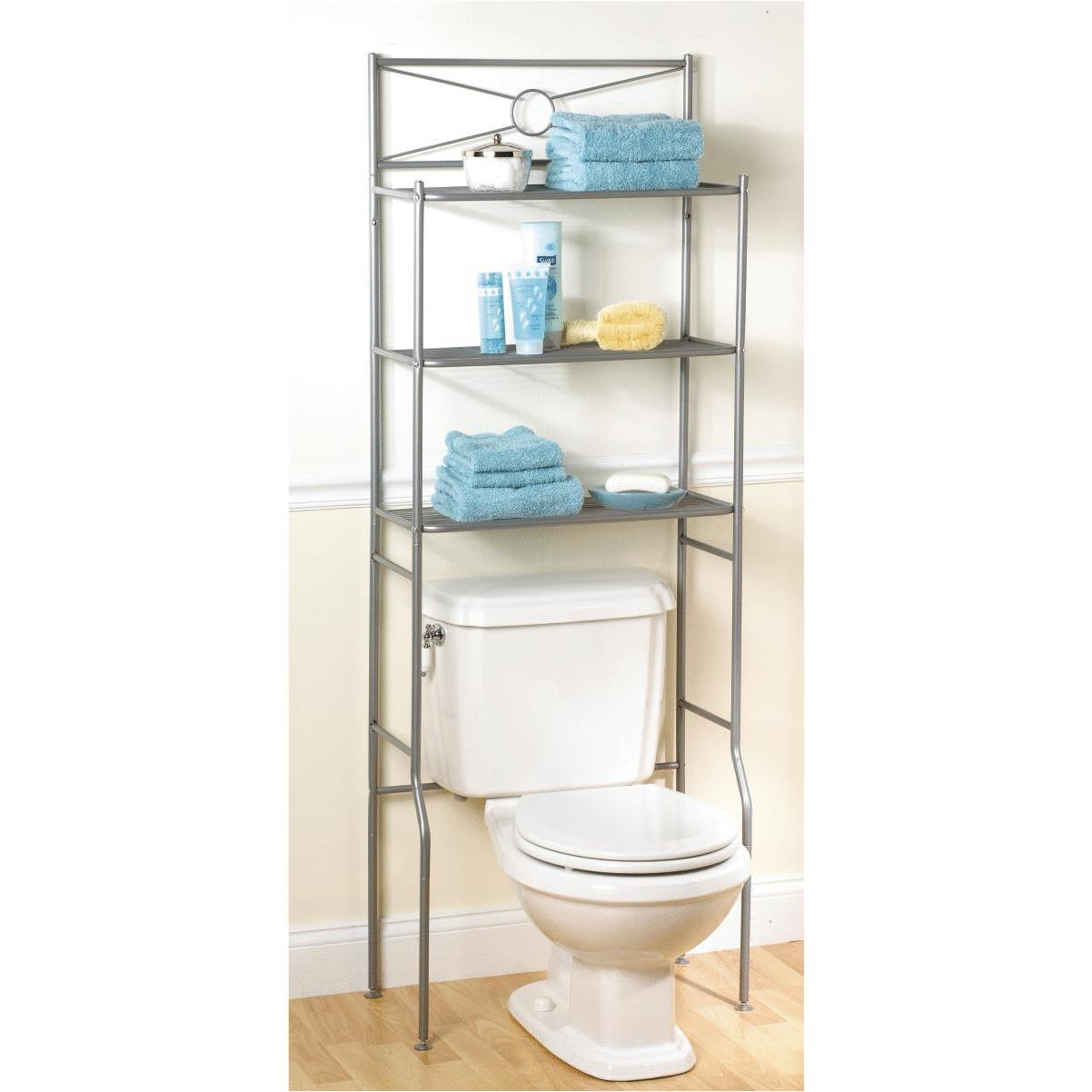 3-Tier Over the Toilet Storage, Metal Bathroom Spacesaver