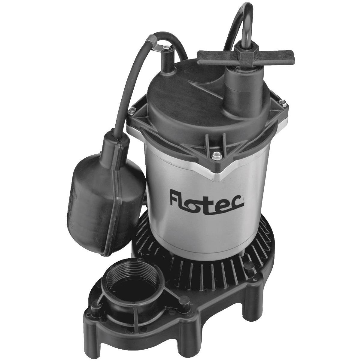 Flotec 1/2 HP 115V Submersible Sump Pump with Tethered Switch