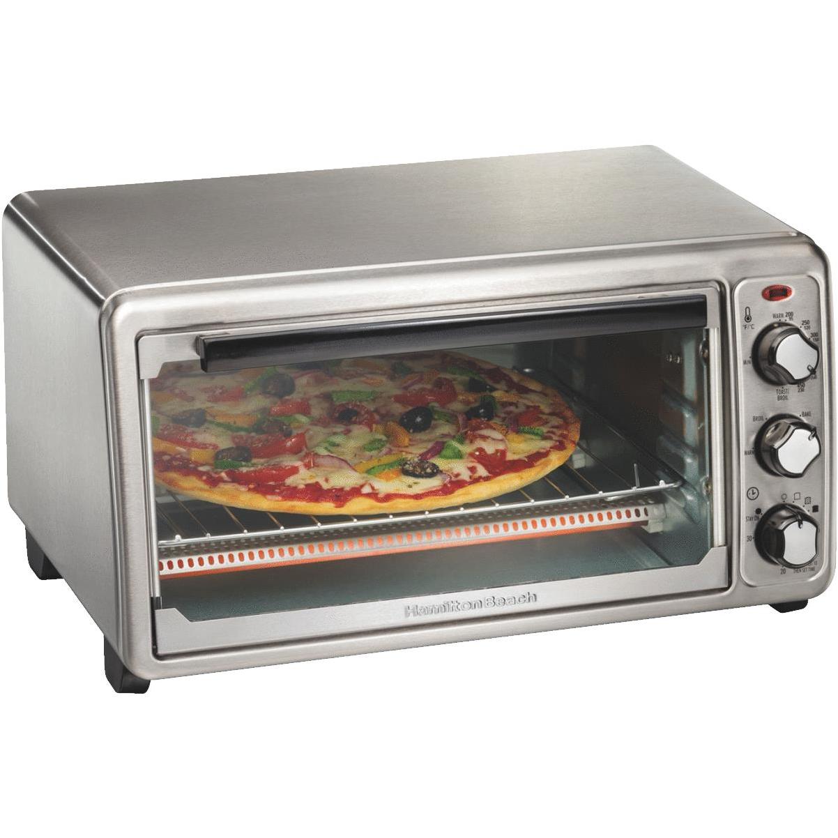 Hamilton Beach 6-Slice Stainless Steel Toaster Oven