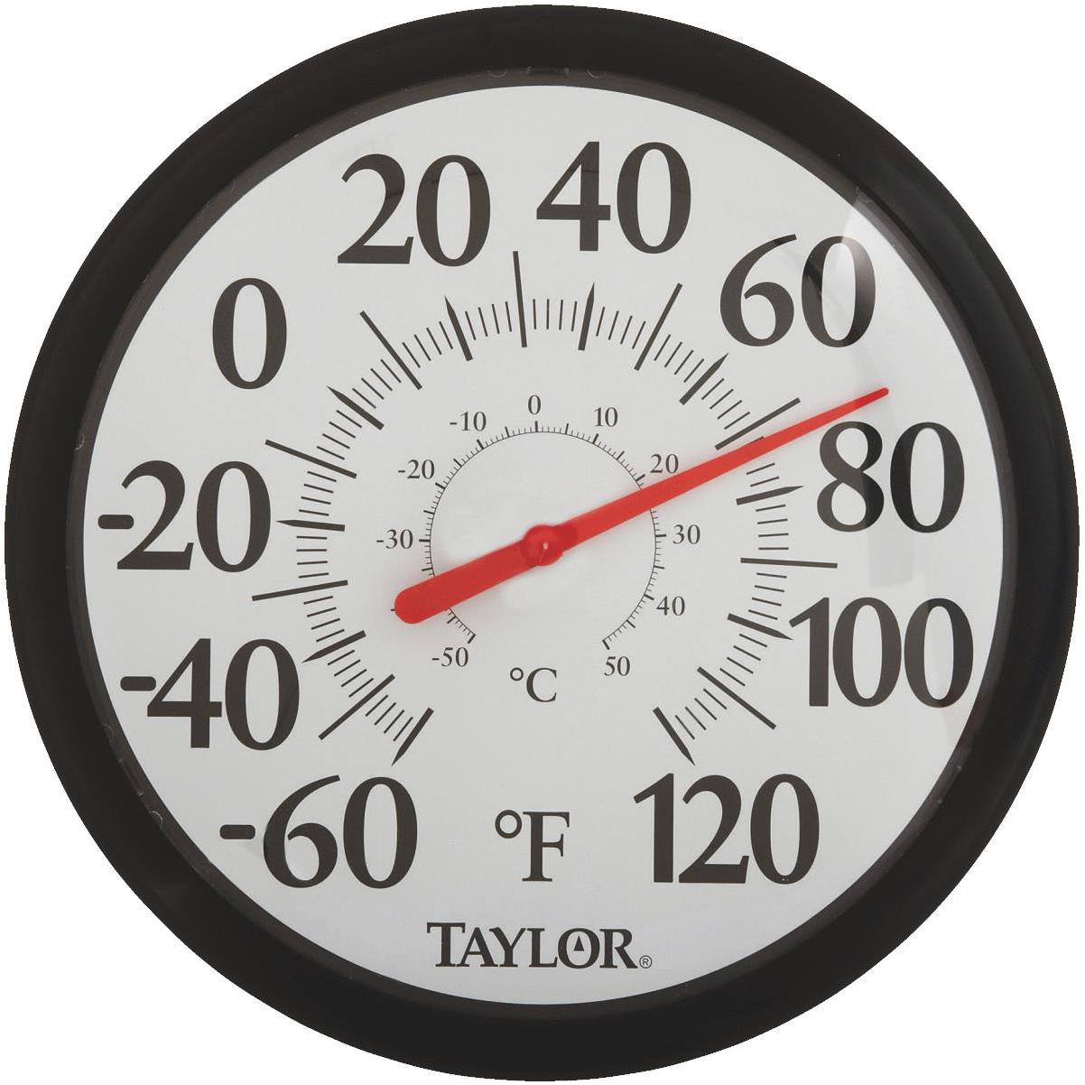 Taylor 13 1 2 Fahrenheit And Celsius 60 To 1 F 50 To 50 C Outdoor Wall Thermometer Elitsac Do It Best