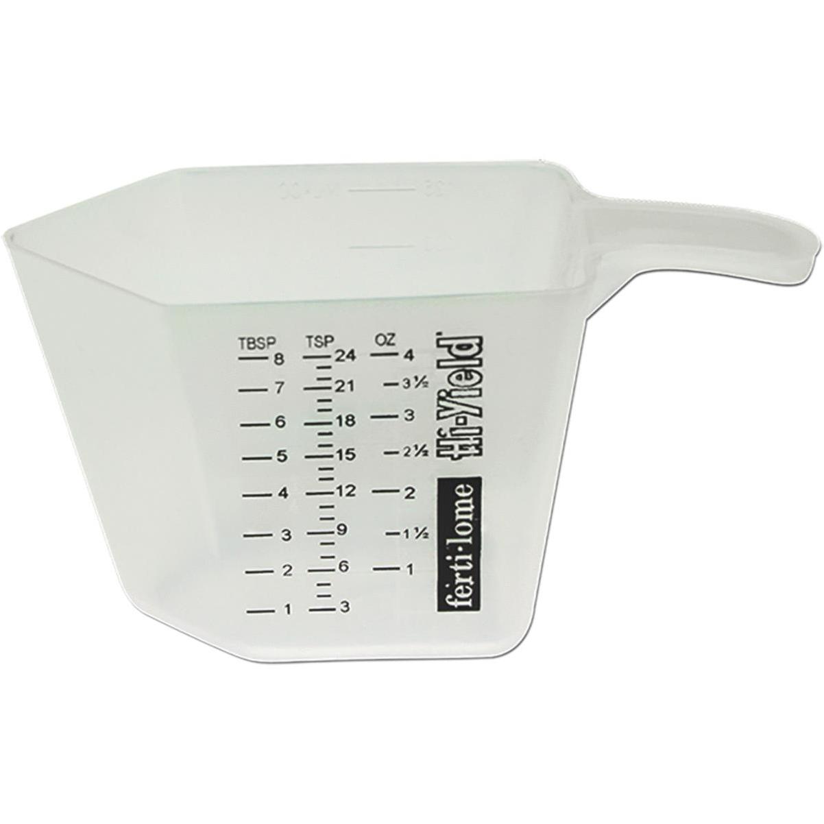 ferti-lome Fertilome Hi-Yield 4 Oz. Standard & Metric Plastic Garden &  Sprayer Measuring Cup