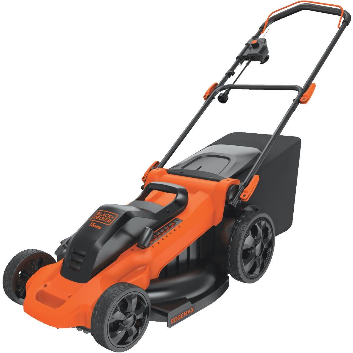 Black Decker 20 In. 13A Push Electric Lawn Mower Hills Flat Lumber