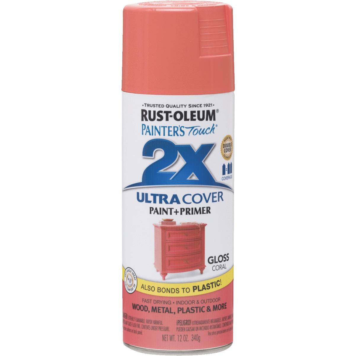 Rust-Oleum Painter's Touch 2X Ultra Cover 12 Oz. Flat Paint +