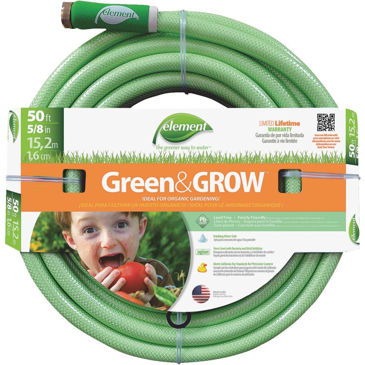 Grow green. Green grow. Green element. Safe Water Mark.