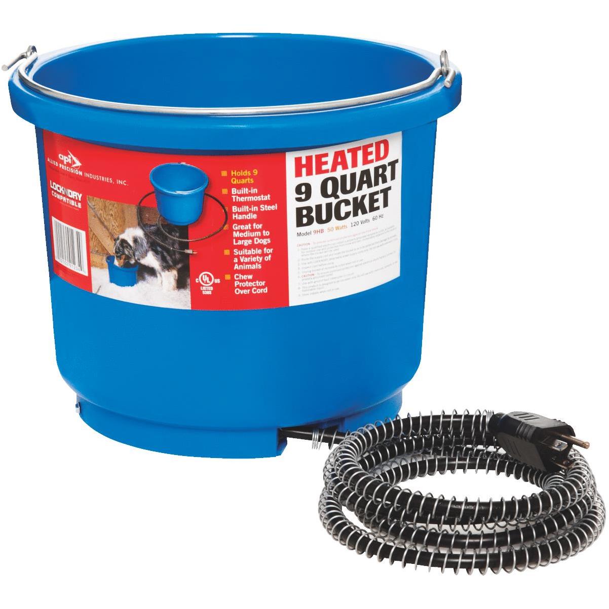 Farm Innovators Heated Plastic Bucket - 2 Gal