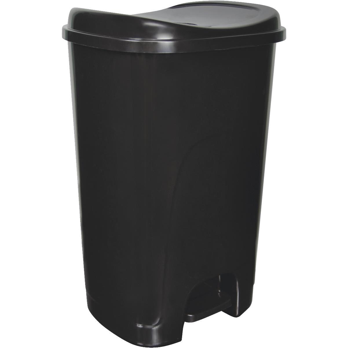 Mint-X MintFlex 33-Gallons Mint Black Outdoor Plastic Can