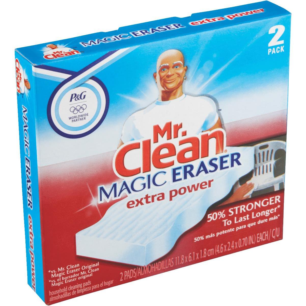 Mr. Clean Magic Eraser Cleaning Pads, Extra Durable - 2 pads