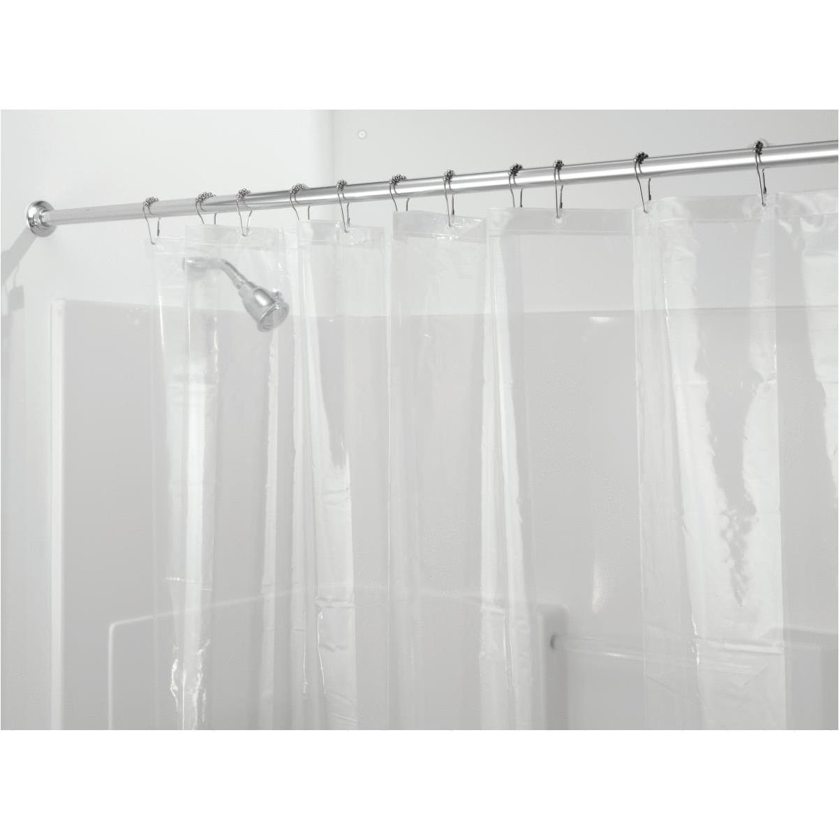 Zenith Zenna Home White Plastic Shower Curtain Ring (12 Count