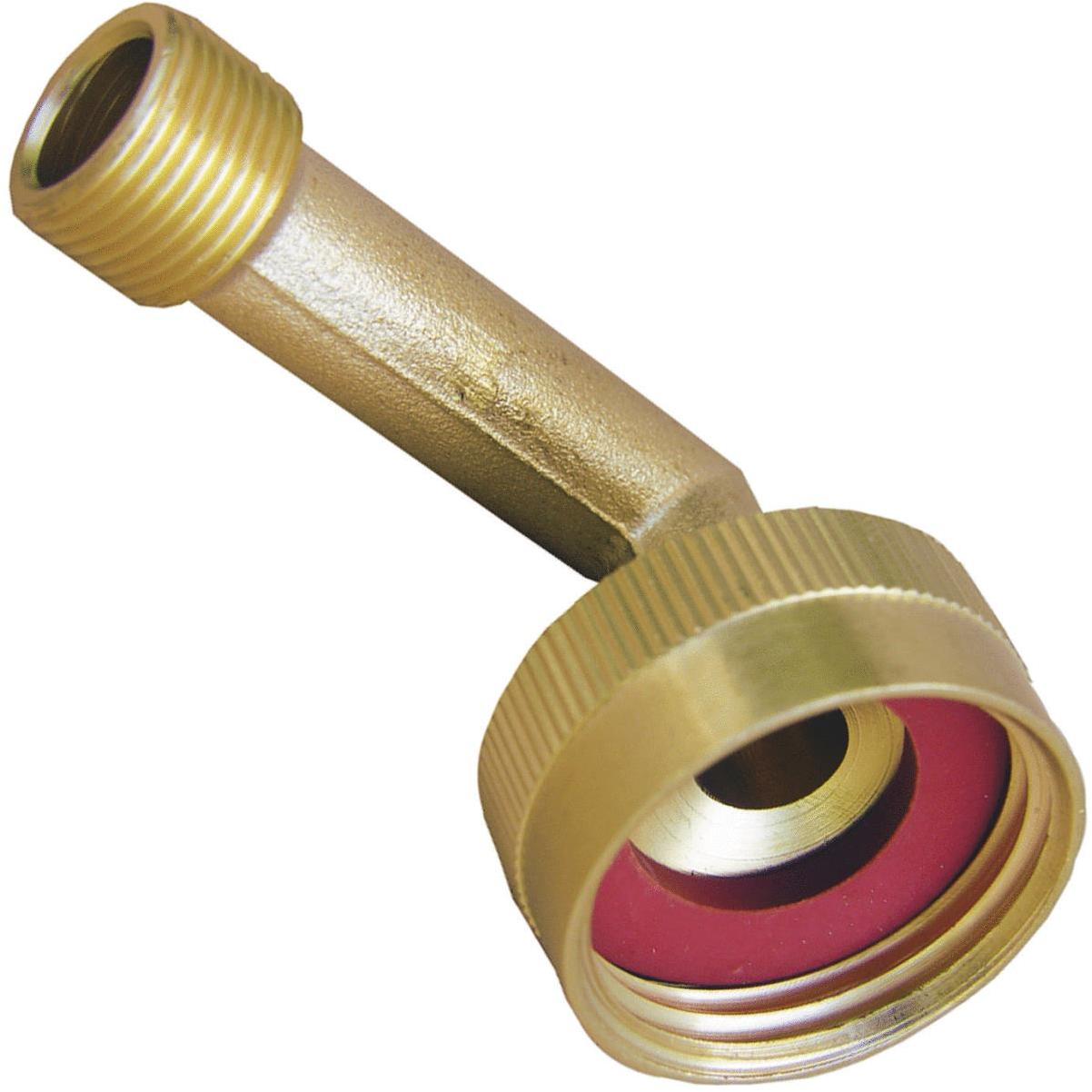 Lasco 3/8 In. C x 1/2 In. MPT 90 Deg. Compression Brass Elbow (1/4