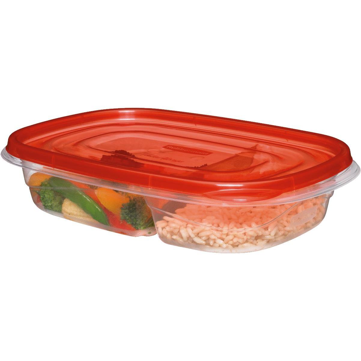 Rubbermaid Brilliance 9.6 C. Clear Rectangle Food Storage