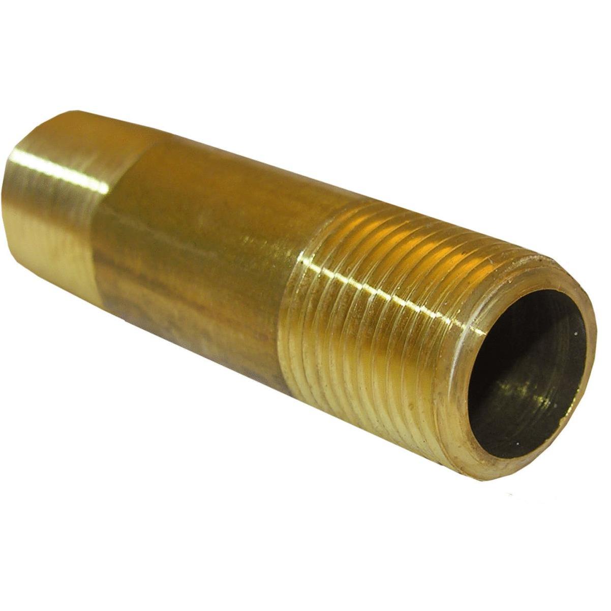 Lasco 3/8 In. C x 1/4 In. MPT 90 Deg. Compression Brass Elbow (1/4